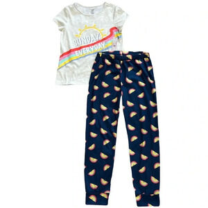 Dream Life Oatmeal Rainbows Pajama Set 7/8
